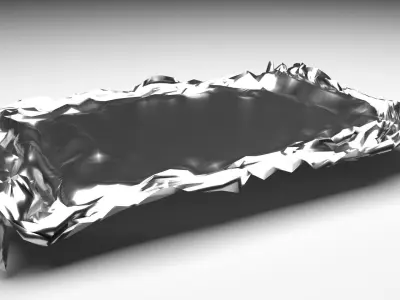 Aluminium Foil 3D model