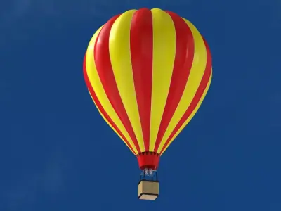 Hot Air Balloon 03 3D model
