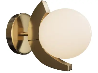 REEDWAY WALL MOUNT SEMI FLUSH MOUNT Low-poly 3D model