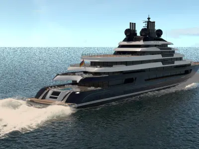  Lurssen Luminance Superyacht Dynamic Simulation 