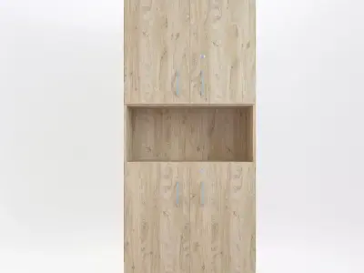 Wooden Cabinet 25 3D model