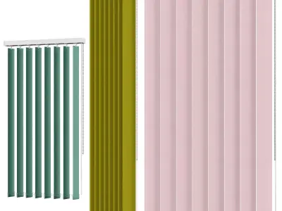 Vertical Blind 02 Sevilla Blackout 3D model
