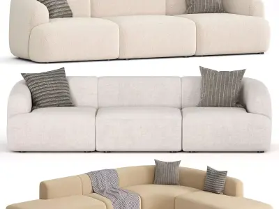 Sofa modular Sofia 3D model