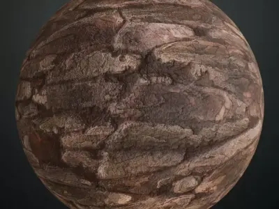 High-Gloss Varnished Pine Wood Planks PBR Seamless Texture