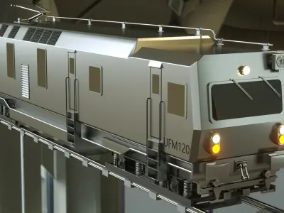 Train ufm120 3D model