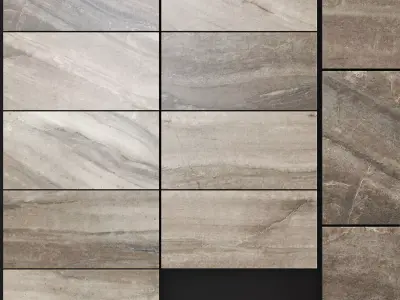 Yurtbay Seramik Evolution Earth Set 4 3D model