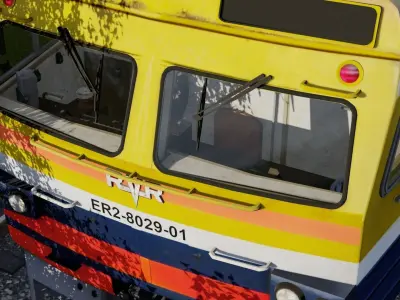ER-2 EMU Head Wagon 3D model