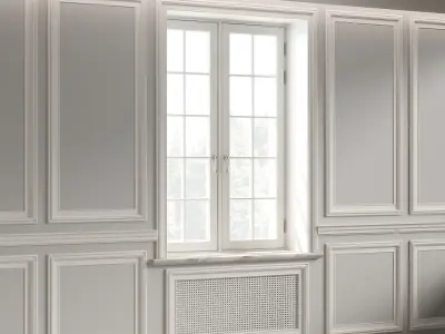 Classic window 2 3D model
