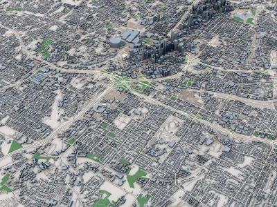 Atlanta City Georgia United States 3D model