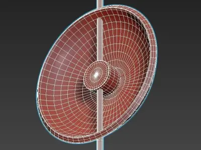 delano marble wall light 3D model