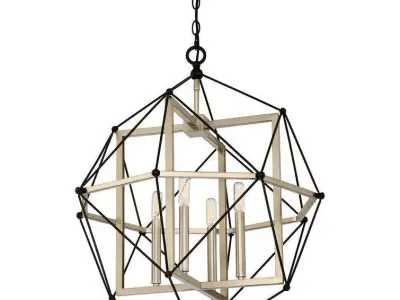 Statement Geometric Chandelier 3D model