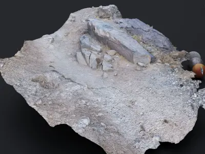 DEATH VALLEY ROCK FORMATION 002 2024 3D model