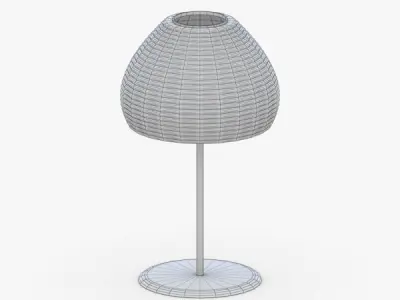 1379 - Table Lamp Low-poly 3D model