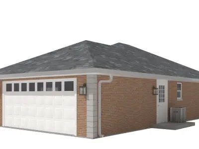 House-024 Low Poly 3D model