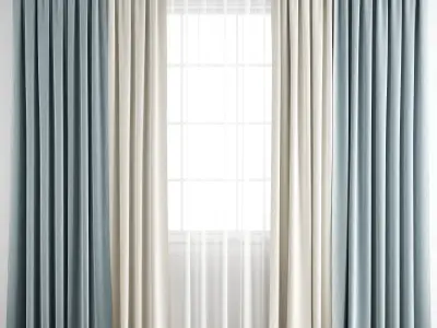 Curtain 206 3D model