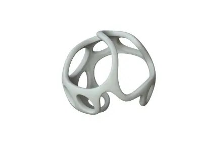 SciFi Cube Object No 37289 Low Poly Shape Texture