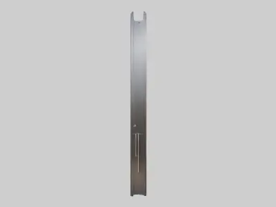 Contemporary door model Low-poly 3D model