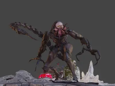 Verdugo - RE4 Remake 3D Model Low-poly 3D model