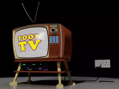 Toon TV 3D model