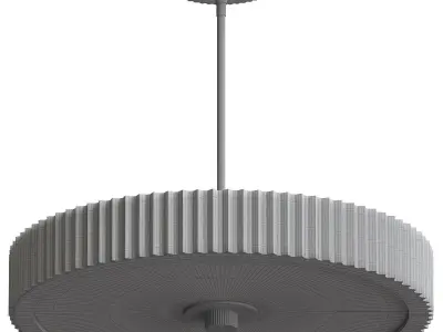 PARAMOUNT pendant light with brass finish 3D model