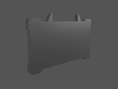 UHD High tech Graphical Interface v6 002 Low-poly 3D model