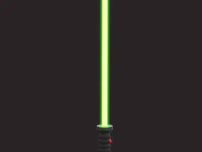 Light Saber Low-poly 3D model buy