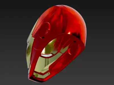 Iron Man Helmet 3D Print Model 3D print model