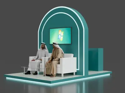 VIP Seating 3D model