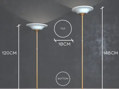 Floor Lamps 3D model get