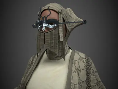 Light Elves Low-poly 3D model