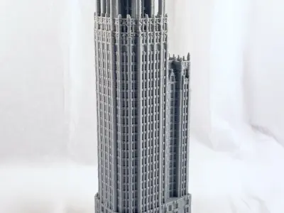 Tribune Tower 3D print model