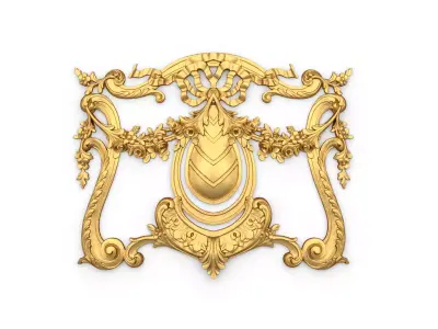 Classic decor ornament 61  3D print model