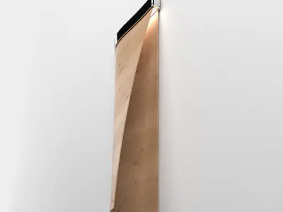 Paper light - wall lamp 3D model