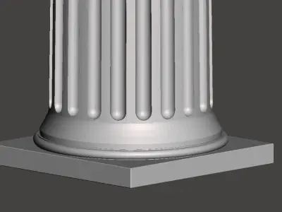 Demo greek column - Columna griega Free 3D model