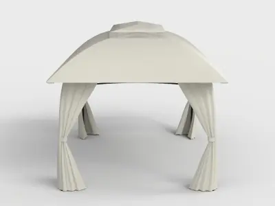PATIO GAZIBO CANOPY Low-poly 3D model