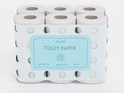 -Toilet Papers Pack V3- 3D model