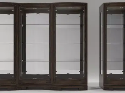China Cabinet 02  3D model