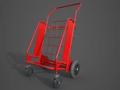 Transport Cart PBR 3D model 3D model