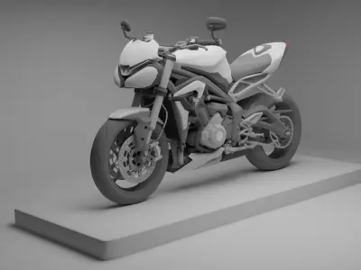 2021 TRIUMPH STREET TRIPLE RS 3D model