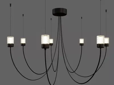 moooi - gravity-chandelier 3D model
