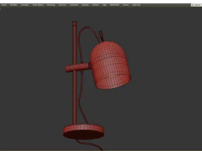Dave Table Lamp Low-poly 3D model
