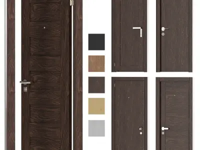 Interiors Doors 1 3D model