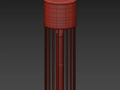 Cement Droplight 3D model