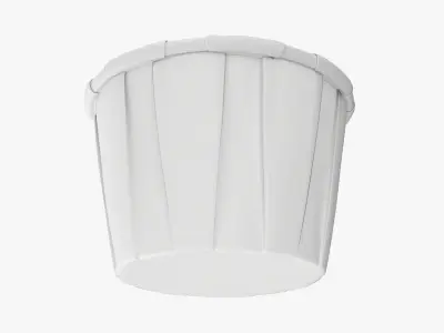 Souffle paper portion cup 3D model