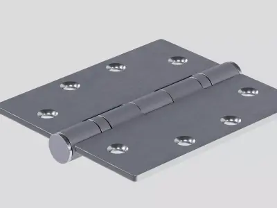 Two Ball Bearing Door Hinge for Blender 3D model