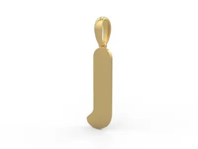 Initial Letters Pendant Sisyphus Light J 3D print model