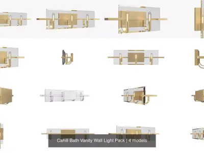 Cahill Bath Vanity Wall Light Pack