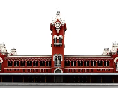chennai central railway station 3D model
