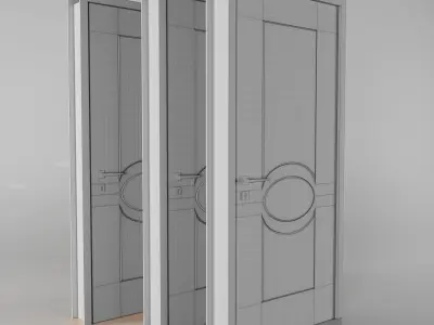 Interior Door Collection 004 3D model