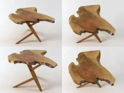 Conoid End table 3D model